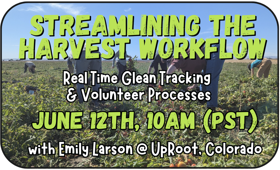 Streamlining the Harvest Workflow